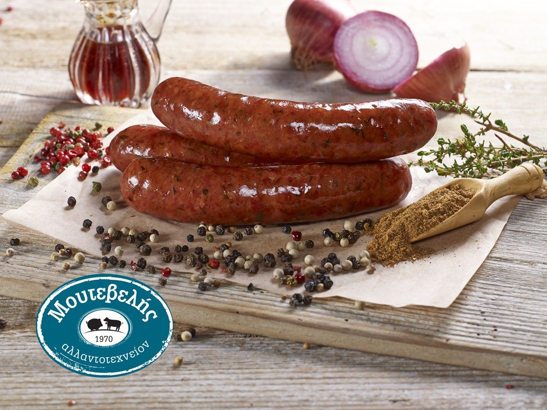 Λουκάνικα μοσχαρίσια με κρασί & θυμάρι 360gr